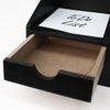 Black Wood All-in-One USB Charging Desk Organizer Caddy